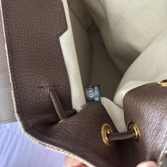 Gucci Beige and Brown Backpack - Picture 9 of 10